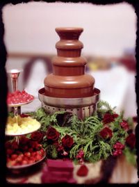 chocolate fountain special events caterer catering equipment