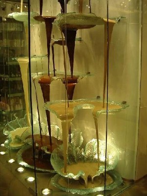 Bellagios chocolate fountains Las Vegas